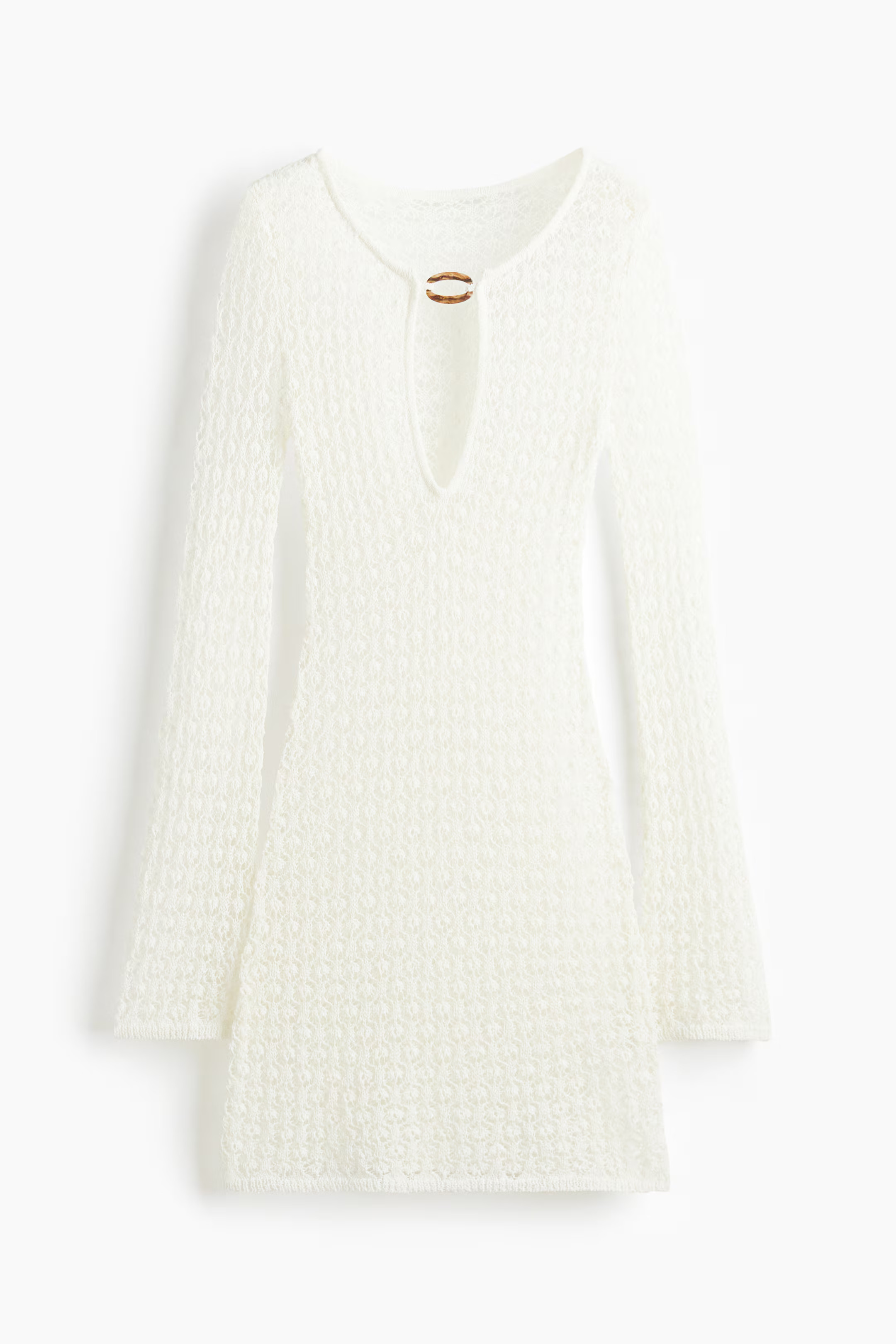 Robe de plage en maille pointelle | H&M (FR, IT, ES, PT, BE)
