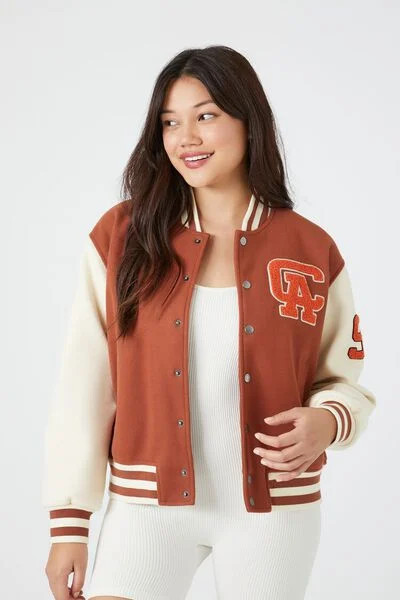 California Varsity Letterman Bomber Jacket | Forever 21 | Forever 21 (US)
