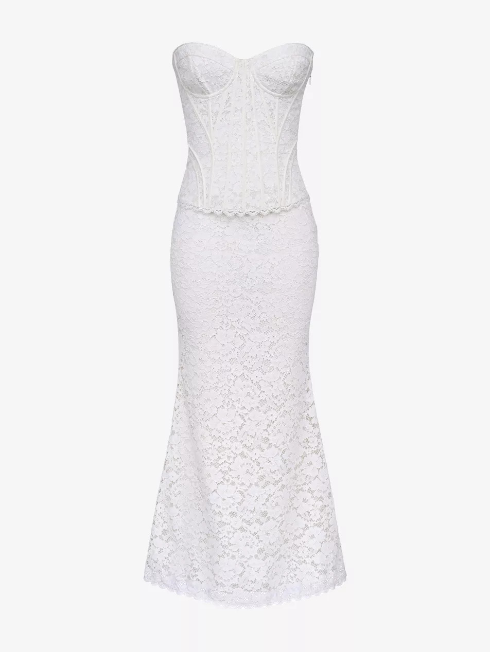 Solaine Corded Lace Maxi Dress | Selfridges