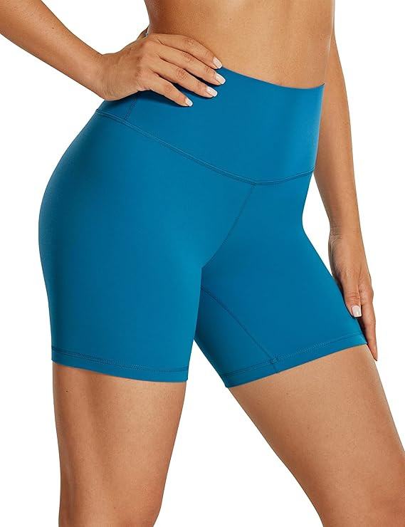 CRZ YOGA Womens Butterluxe Biker Shorts 2.5'' / 4'' / 6'' / 8'' - High Waisted Booty Workout Voll... | Amazon (US)