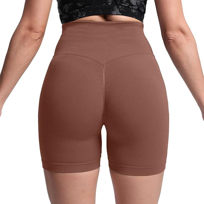 Aoxjox Scrunch Workout Shorts for Women Seamless Tie-Dye Butt Lifting Short Gym Running Active Ex... | Amazon (US)