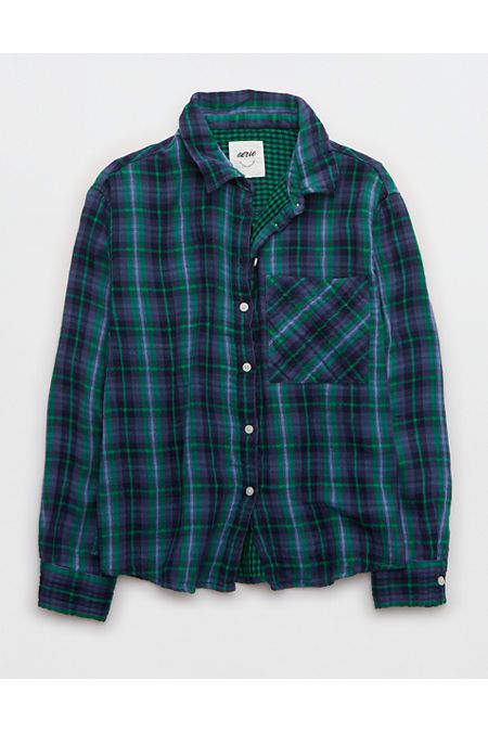 Aerie Flannel Pajama Shirt | Aerie