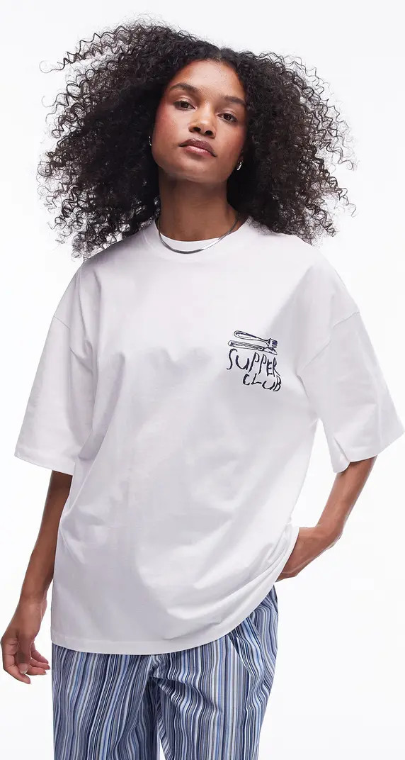 Supper Club Oversize Graphic T-Shirt | Nordstrom
