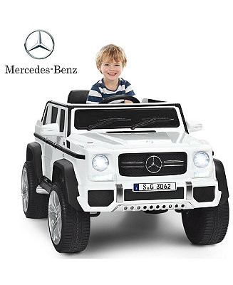 12V Licensed Mercedes-Benz Kids Ride On Car with Remote Control - Macy's | Macy's