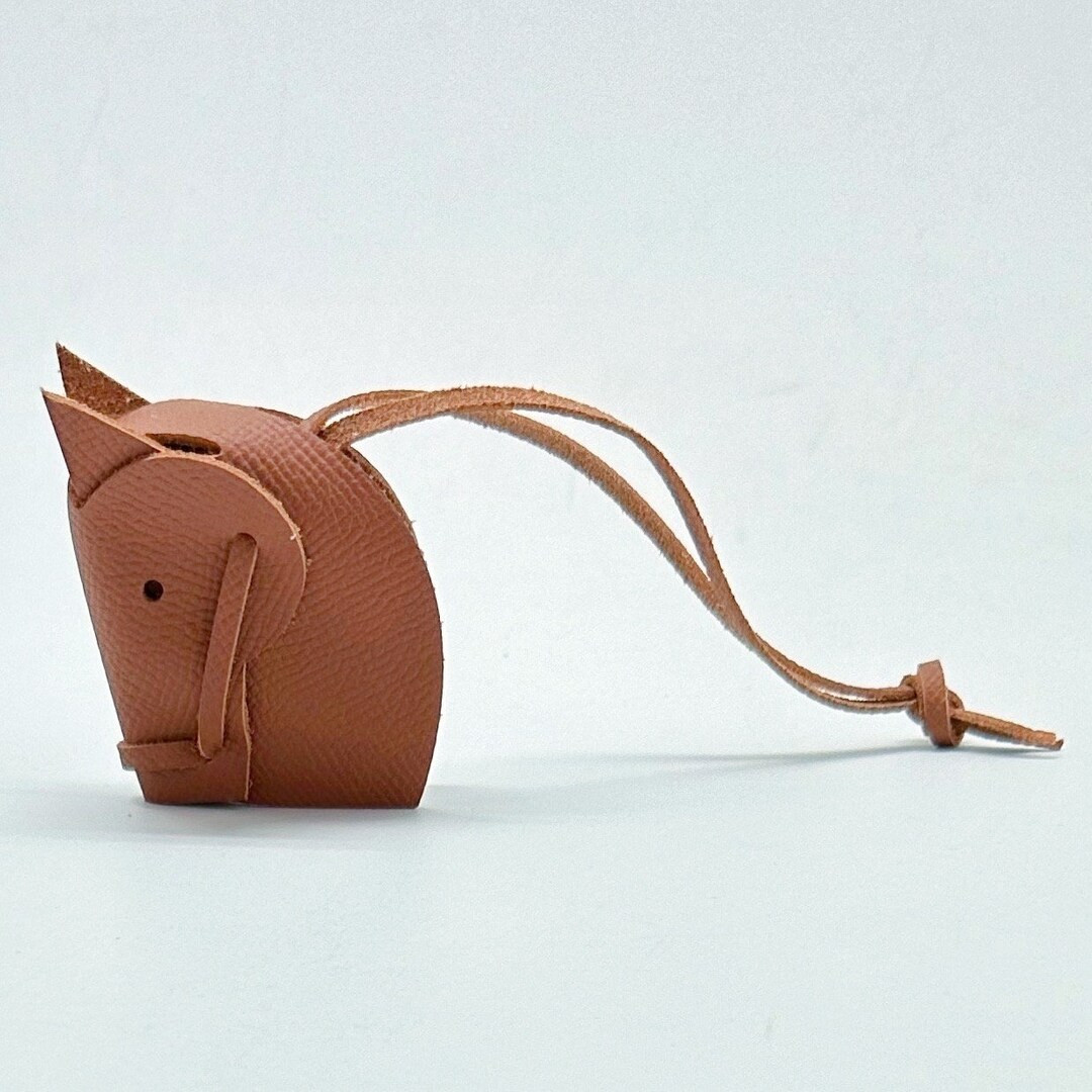 US Tariff Absorbed - Handmade Calf Epsom Leather Horse Head Bag Charm - Etsy | Etsy (US)