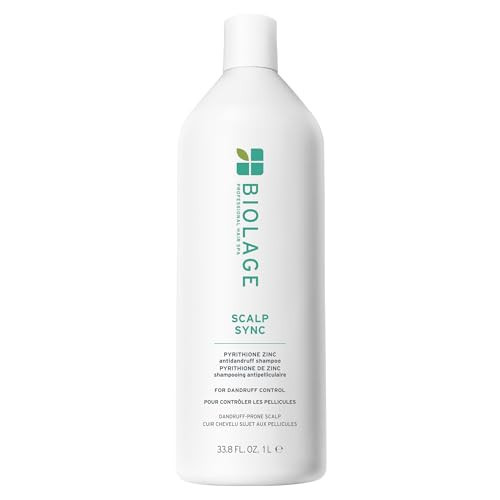 Biolage Scalp Sync Anti-Dandruff Shampoo - Deeply Cleanses Hair & Scalp, Moisturizing Dandruff Treatment, With Zinc Pyrithione, Vegan & Cruelty-Free, 33.8 Fl Oz | Amazon (US)