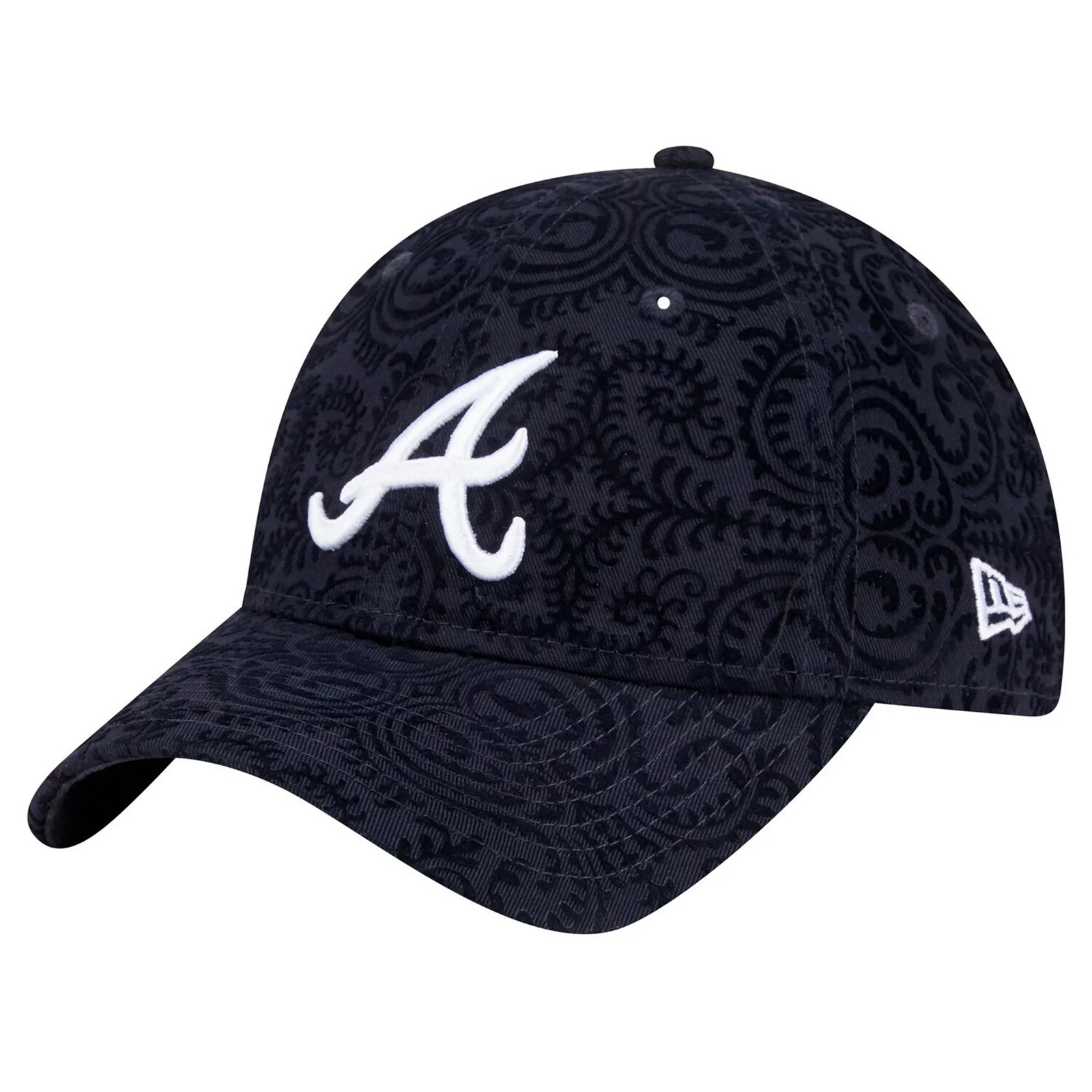 Women's New Era Navy Atlanta Braves Flair 9TWENTY Adjustable Hat, Blue | Kohl's