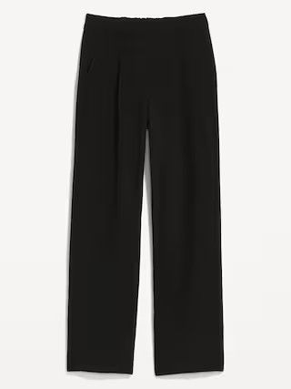 Extra High-Waisted Pleated Taylor Wide-Leg Trouser Suit Pants for Women | Old Navy (US)