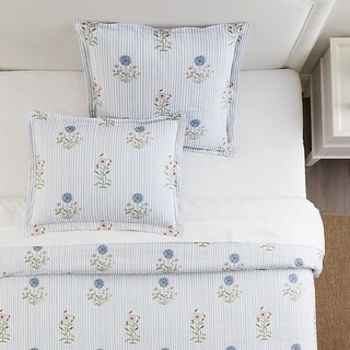 Essie Floral Pinstripe Sham | Ballard Designs, Inc.