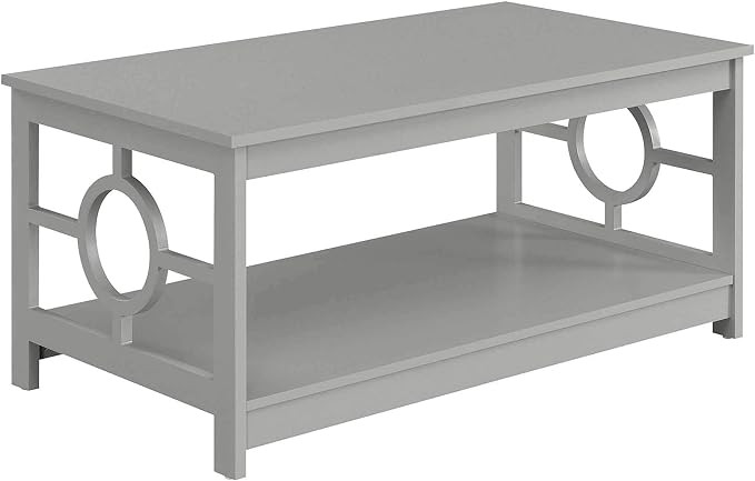 Convenience Concepts Ring Coffee Table, Gray | Amazon (US)