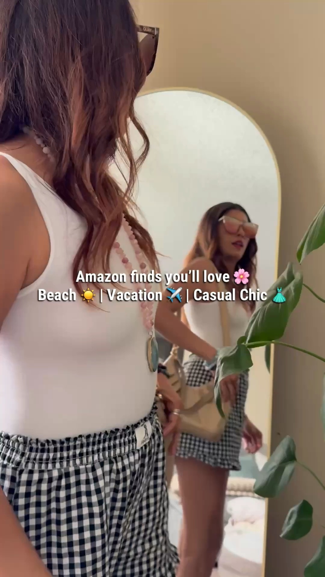 Spring/Summer uniform in SoCal ☀️🤍 effortless, comfy, and still put together. I’m wearing my go-to Yummie bodysuit paired with these lightweight plaid shorts—perfect for warm days when I’m out walking, running errands, or grabbing coffee. Styled it with sneakers for all-day comfort, but swap for sandals to instantly elevate the look ✨
Shorts size XS

Yummie bodysuit, white bodysuit outfit, plaid shorts women, gingham shorts outfit, elastic waist shorts, casual summer outfit, spring outfit women, comfortable everyday outfit, California casual style, sneakers outfit women, mom casual outfit, effortless chic style, lightweight summer outfit, neutral outfit ideas, basic bodysuit styling

#LTKstyle #LTKunder100 #SpringOutfit #SummerStyle #CaliforniaStyle #CasualChic #EverydayOutfit #MomStyle #EffortlessStyle #OOTDInspo #NeutralStyle #WarmWeatherOutfit



#LTKSeasonal #LTKFestival #LTKootd