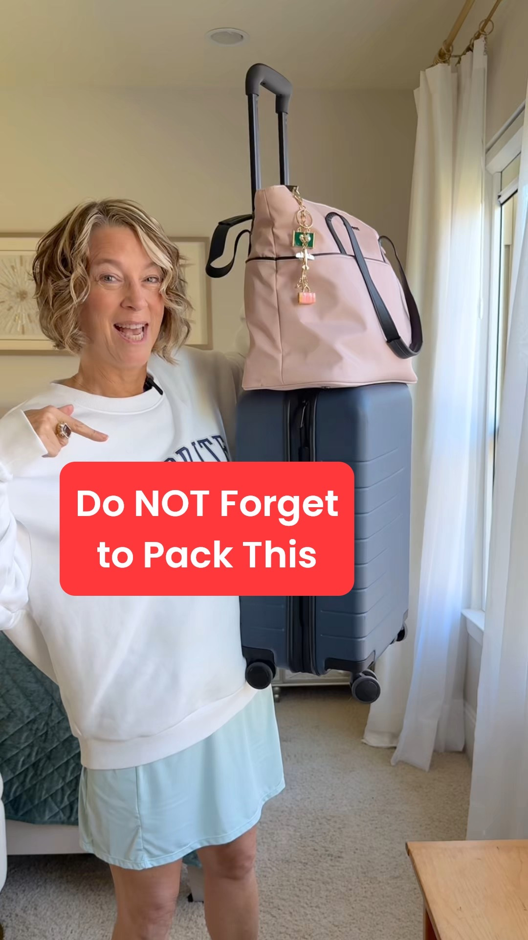 Do NOT Forget to Pack This for Comfort:
Do not forget to pack these 2 cozy vacation outfits when hanging out on
with comfort. Pack a sweatshirt like this Favorite Daughter no bulk
top for relaxing on the back deck after dinner.
Pack this SKIMS ribbed lounge set to wear for morning coffee. when you
are not ready to get dressed for the day in a travel outfit. Both
travel outfits are true to size. I am 5'8" size 10 wearing a large in both.
👨🏼‍✈️I’m a Houston pilot wife sharing tips to help you “travel the globe
without a worry in the world” on YTube and IG. #traveltips woman over 40,
over 40 fashion, midlife, travel comfort, pants with stretch, cozy outfits 

#LTKOver40 #LTKStyleTip #LTKTravel