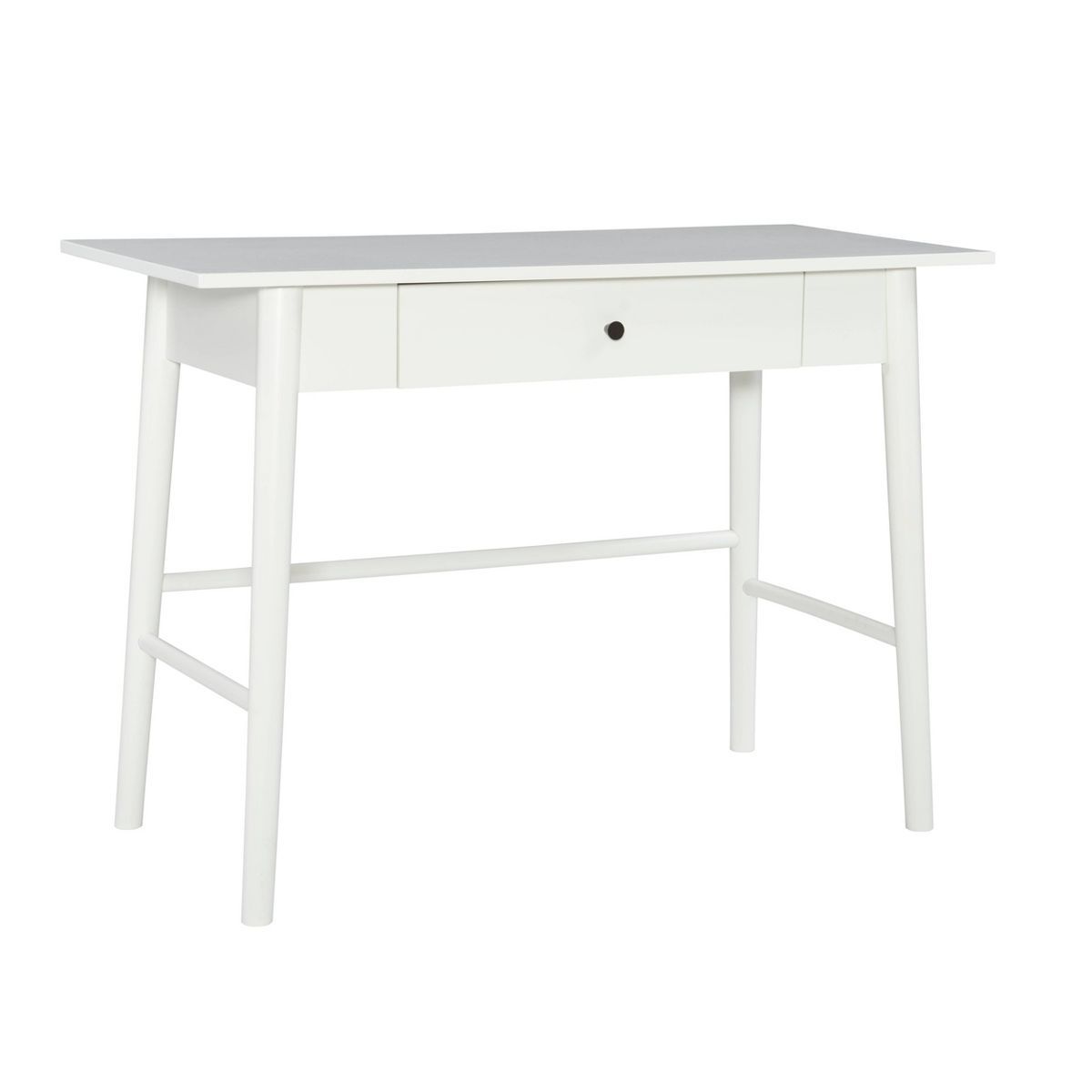 Charlotte Mid-Century Modern Desk White - Linon | Target