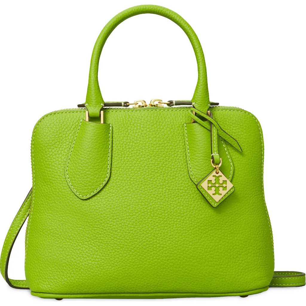 Tory Burch Mini Leather Swing Crossbody Bag in Wheat Grass at Nordstrom | Nordstrom