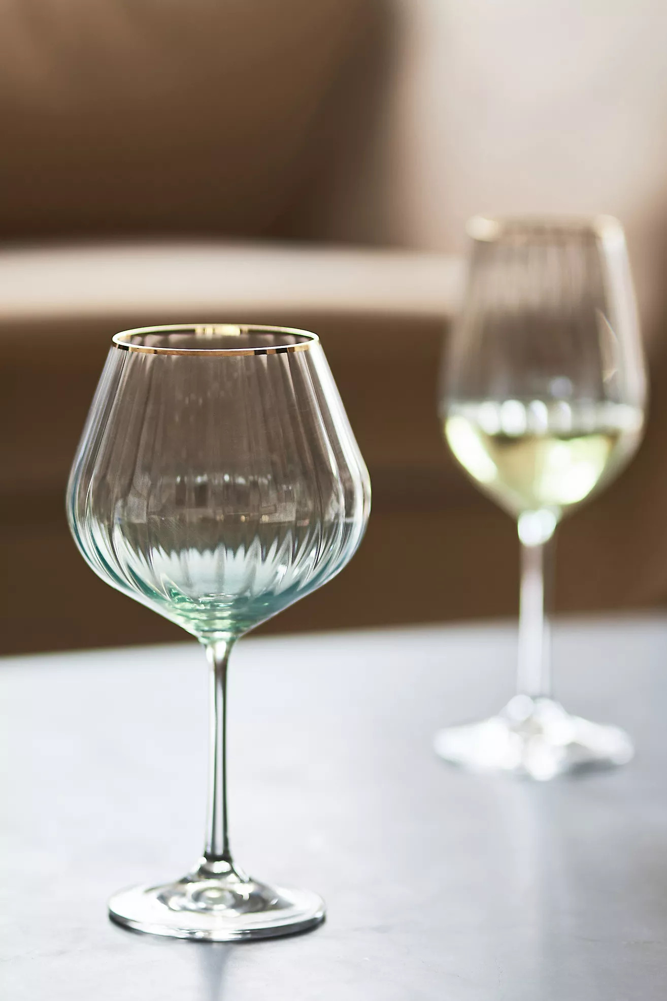 Waterfall Red Wine Glasses, Set of 4 | Anthropologie (US)