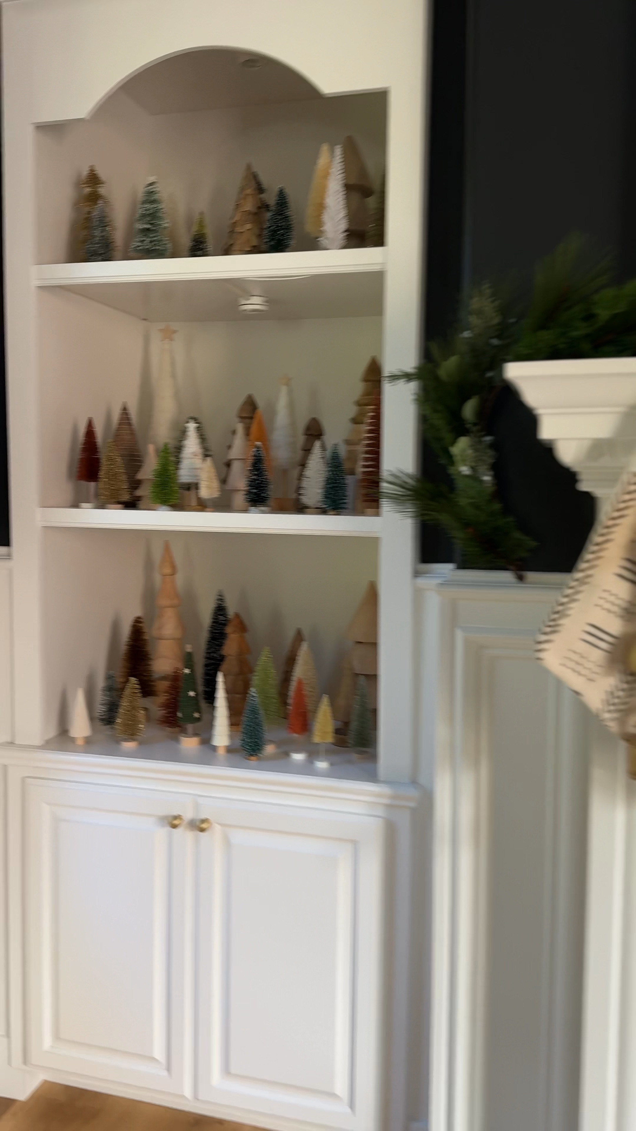 Christmas decor. Bottle brush trees. Stockings, wooden trees 

#LTKHome #LTKHoliday
