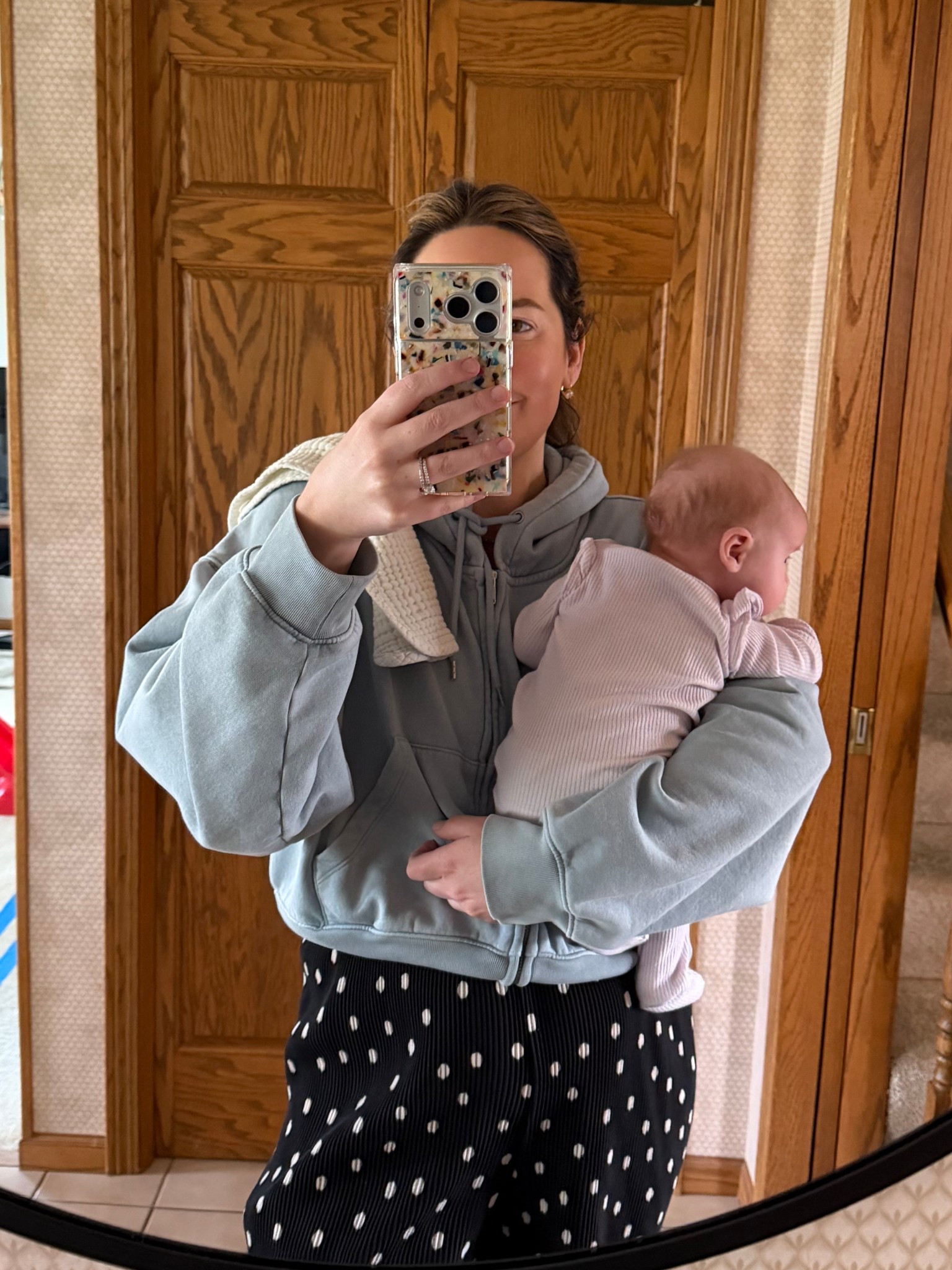 Comfy OOTD at home with my newborn 👶🏼🍼

#LTKmomlife #LTKootd