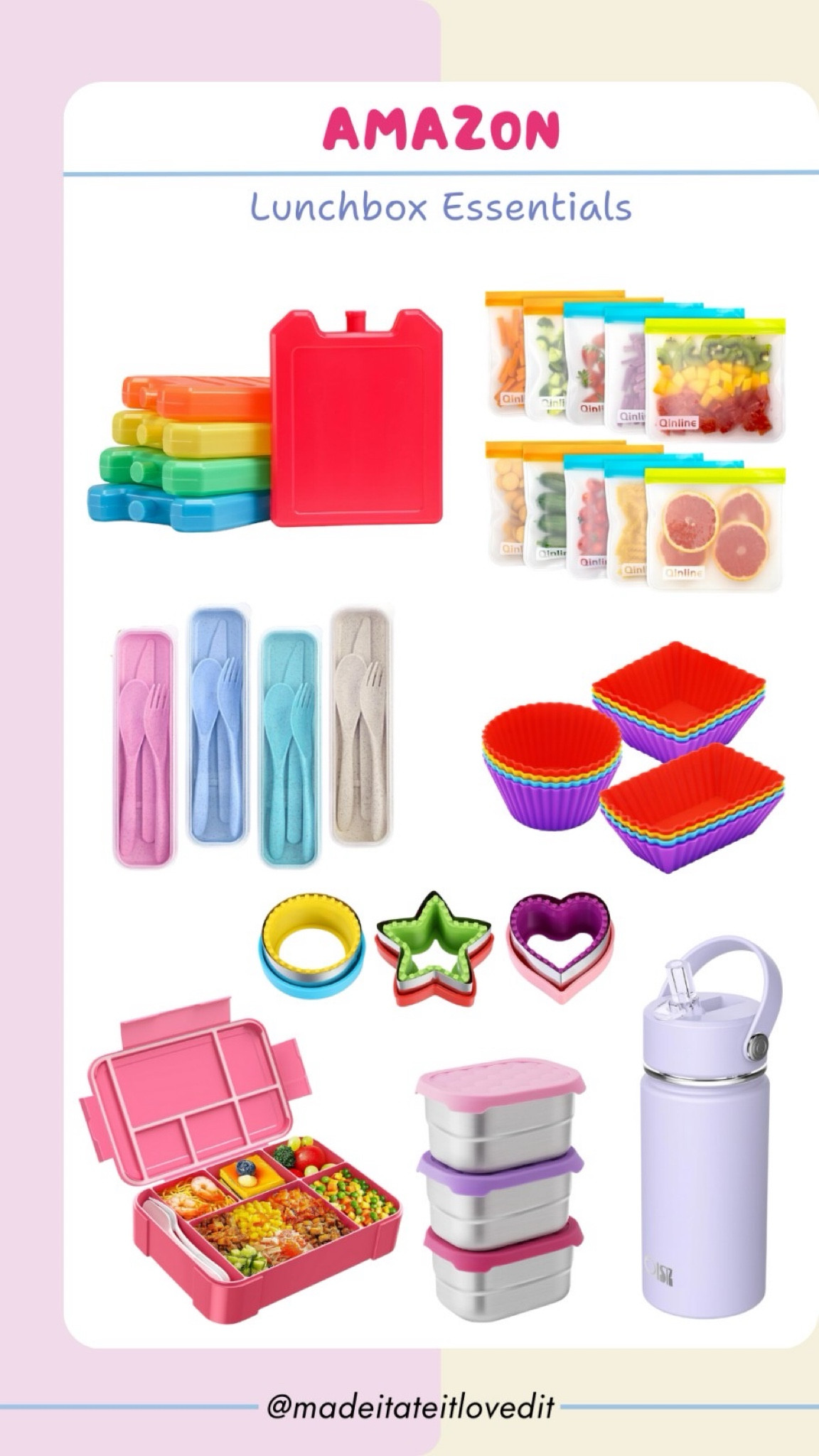 Pack lunch like a pro with these Amazon essentials. Find everything you need to keep meals fresh and organized.

#LunchboxEssentials #AmazonFinds #BackToSchool #MealPrep #KitchenEssentials #LunchPrep #AmazonDeals

#LTKKids #LTKBacktoSchool