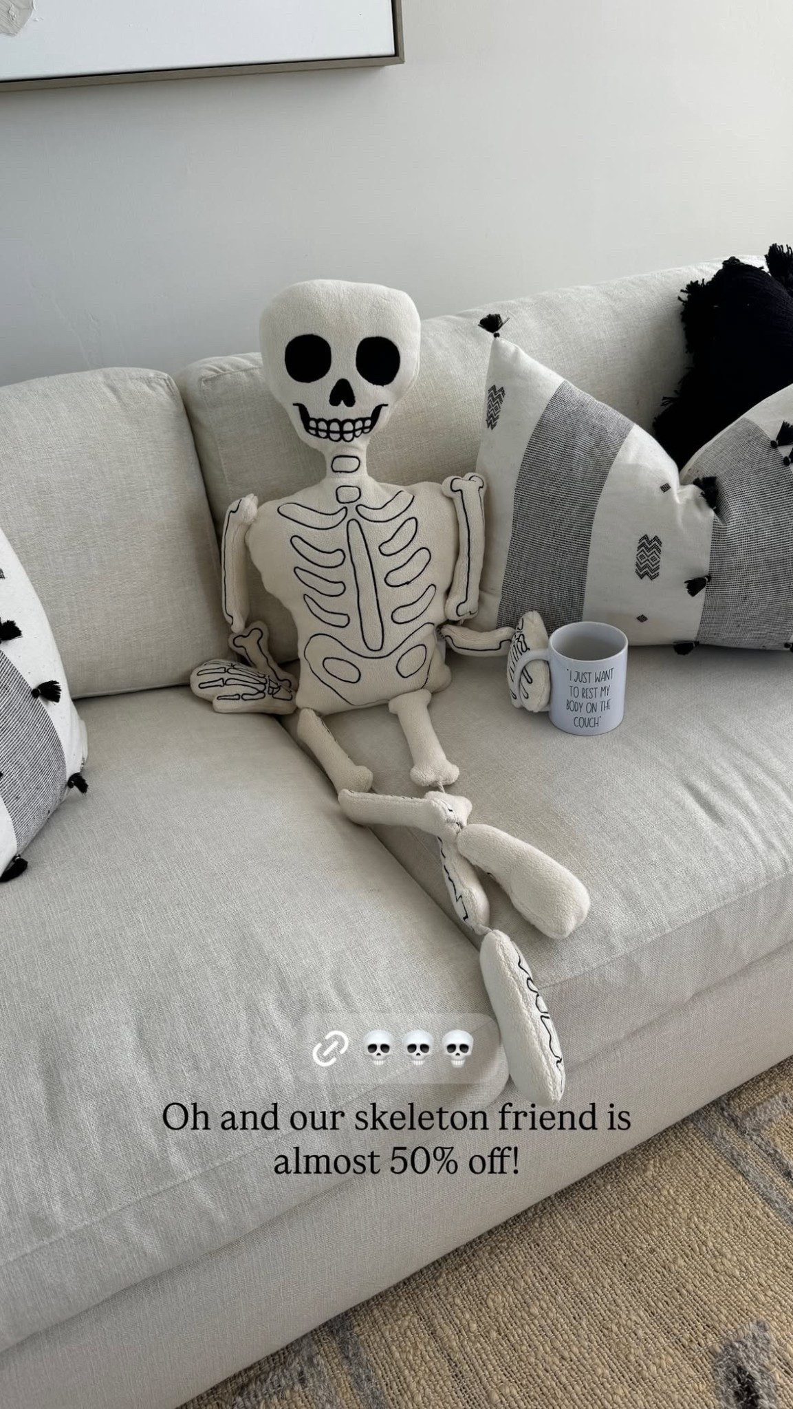 Our skeleton friend is 50% off at Pottery Barn! 

#sale #halloween #skeleton

#LTKSaleAlert #LTKHome