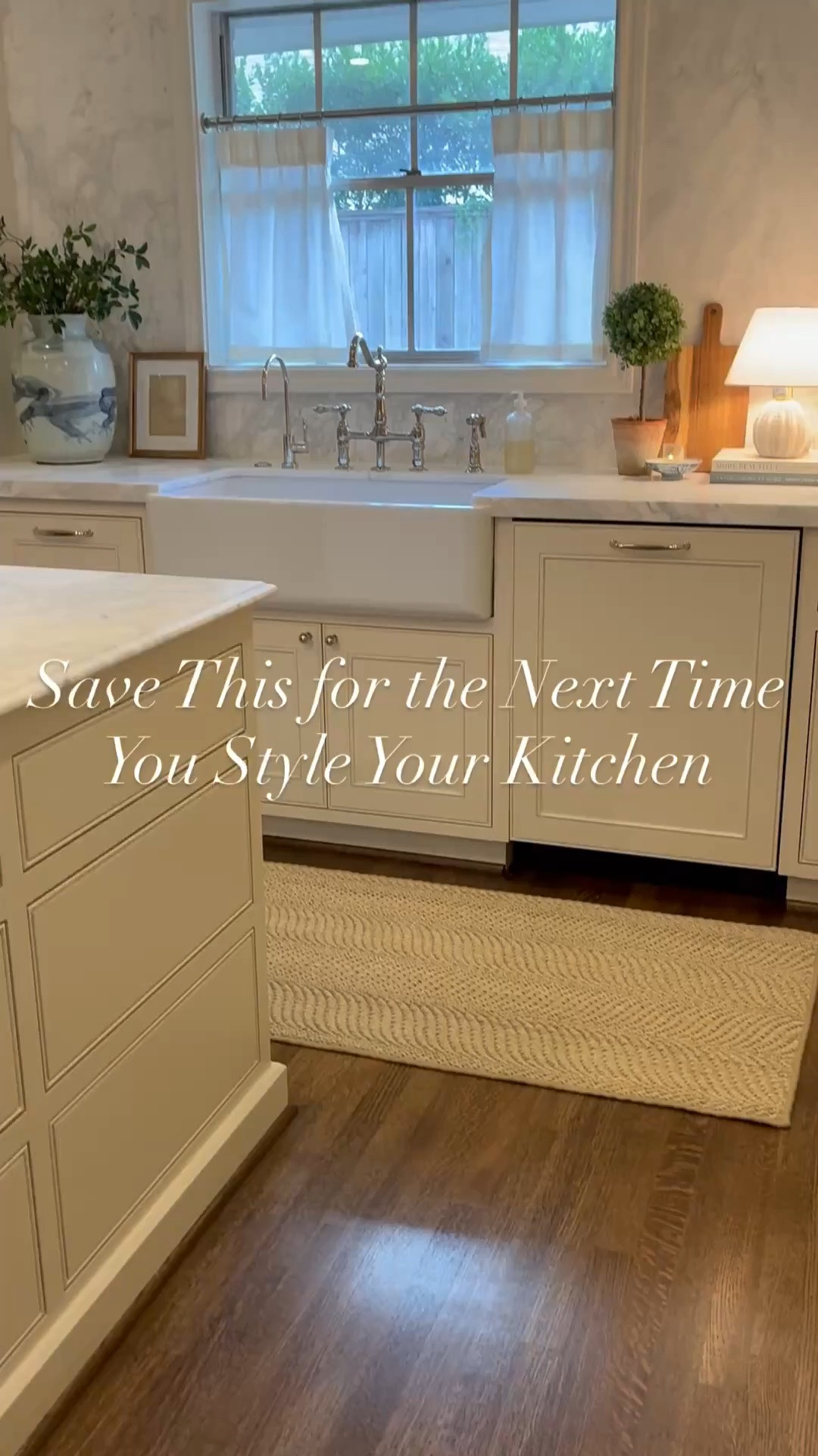 Sharing kitchen decor details! Linking what I can and similar options for the other items. My hardware/sink are in polished nickel finish. My drapes are in the flour option