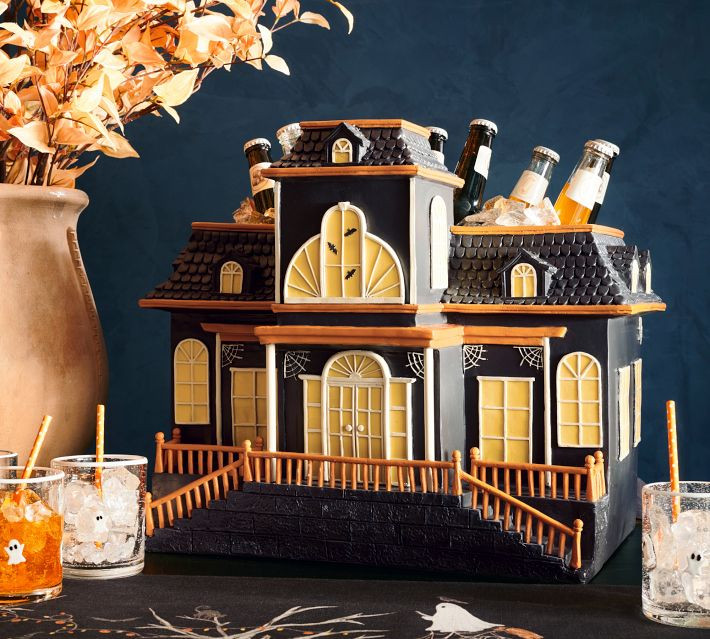 Haunted House Party Bucket - Black/Orange | Pottery Barn (US)
