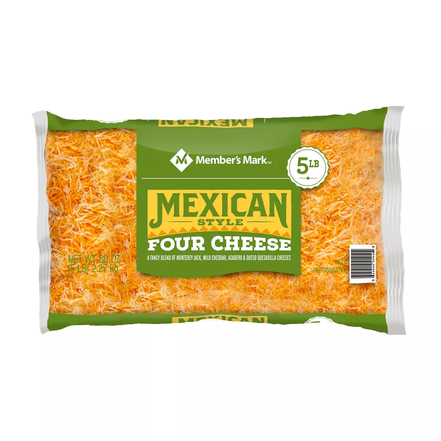 Member's Mark Mexican-Style Four-Cheese Fancy Shredded Cheese (5 lbs.) | Sam's Club