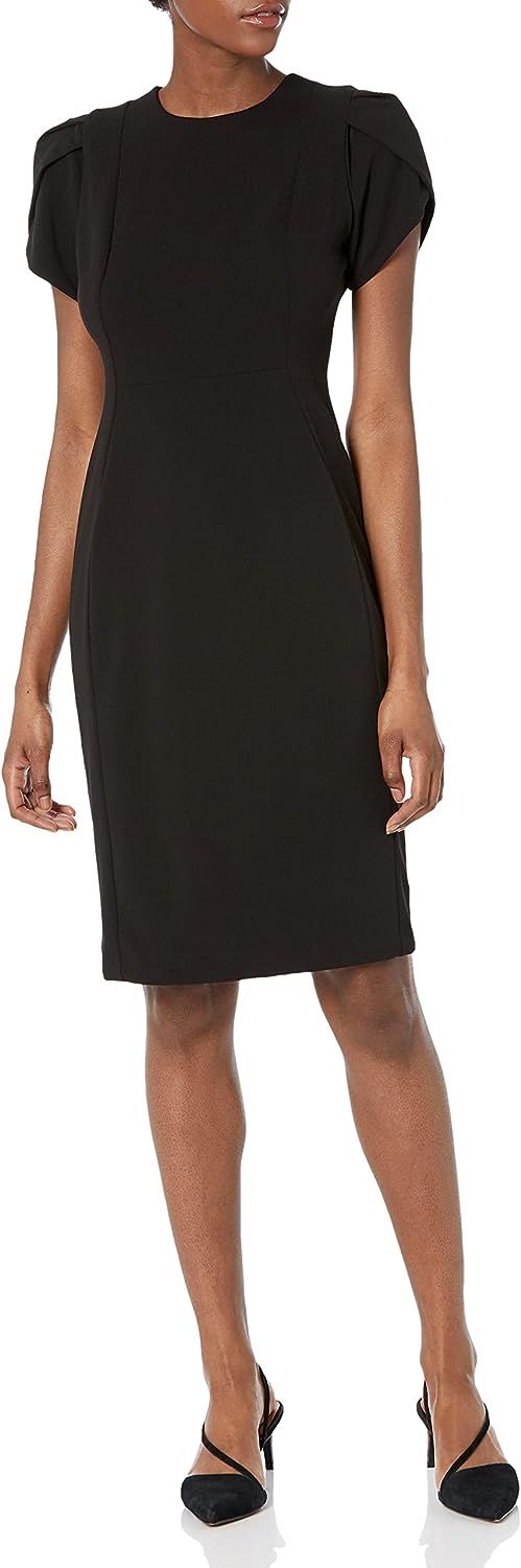 Amazon.com: Calvin Klein Women's Sleeveless Fitted Cocktail Sheath Dress : Clothing, Shoes & Jewe... | Amazon (US)