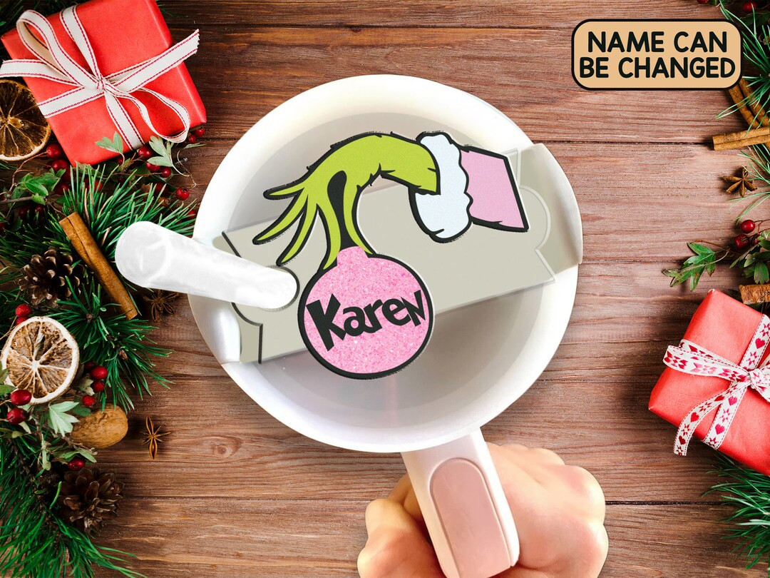 Personalized Stanley Cup Grinch Ornament Topper Stanley - Etsy | Etsy (US)