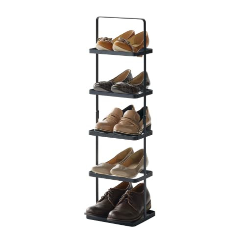 Yamazaki Home, Tall | Steel Shoe Rack, Black | Amazon (US)