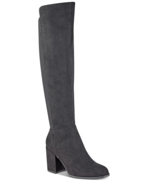 Marc Fisher Lacole Block-Heel Boots Women's Shoes | Macys (US)