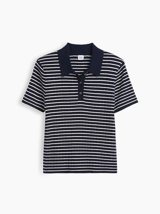 Ribbed Sweater Polo Shirt Shirt | Gap Factory