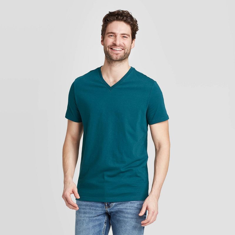 Men's Every Wear Short Sleeve V-Neck T-Shirt – Goodfellow & Co™ | Target