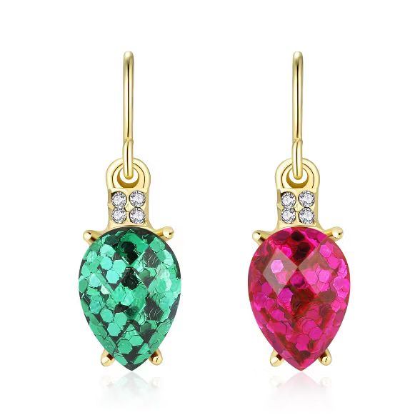 Liv & Ava Holiday Lights Earrings Red | Target