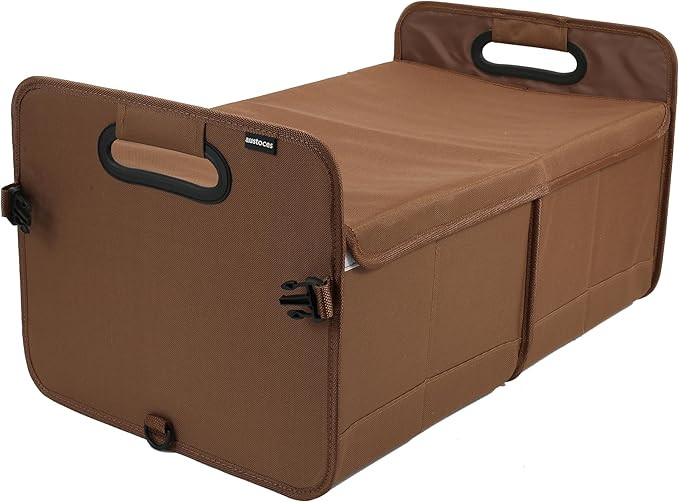 Car Trunk Organizer With Soft Cover and Storage Bin Essentials Collapsible Organization Accessori... | Amazon (US)