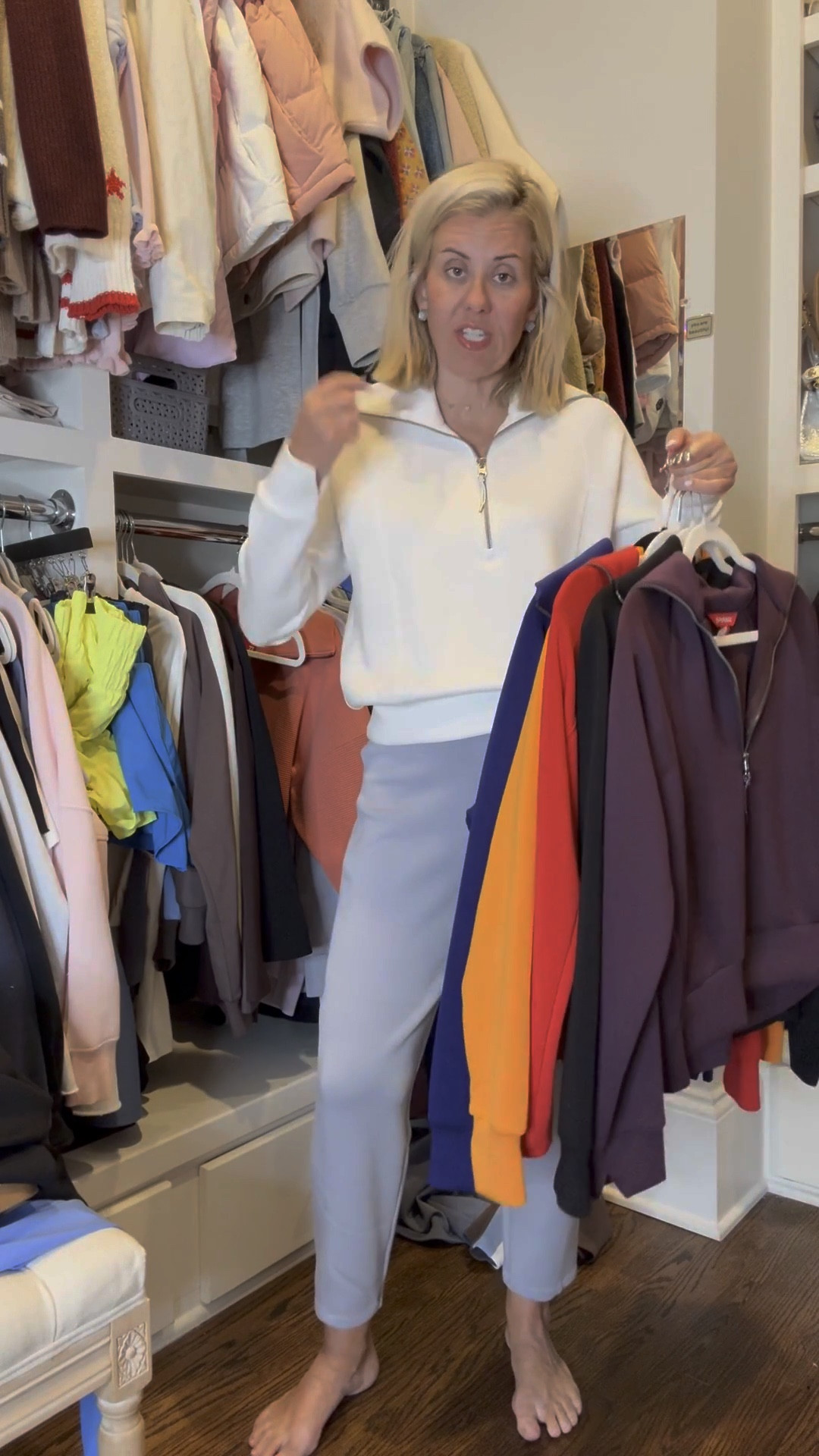 Half zip + Barrel pant… yes - such a yes! I wear XS in the top and S in the bottoms- I have petite and regular… these are the petite! 

This is good & you’re going to want to shop sooner rather than later! 20% off sitewide with code LTKSPANX 3/12-15 *while supplies last!

Sizing:
Dresses- s
Tops/jackets- xs
Pants- s petite (I do have non petite in the barrel in addition to petite)
Jumpsuits- s petite
Booty boost 7/8- small
Flare booty boost- s petite
Fitted tee- small


#LTKSpringSale #LTKSaleAlert #LTKPetite
