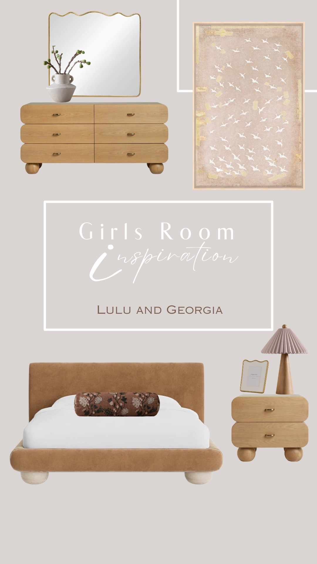 Girls Room Inspo! 🤍


Girls rooms decor, home decor, blush decor, bedroom decor, bed frame, nightstand, dresser, wall art, neutral home, neutral bedroom, organic modern 


#luluansgeorgia #bedroominspo #girlsroom