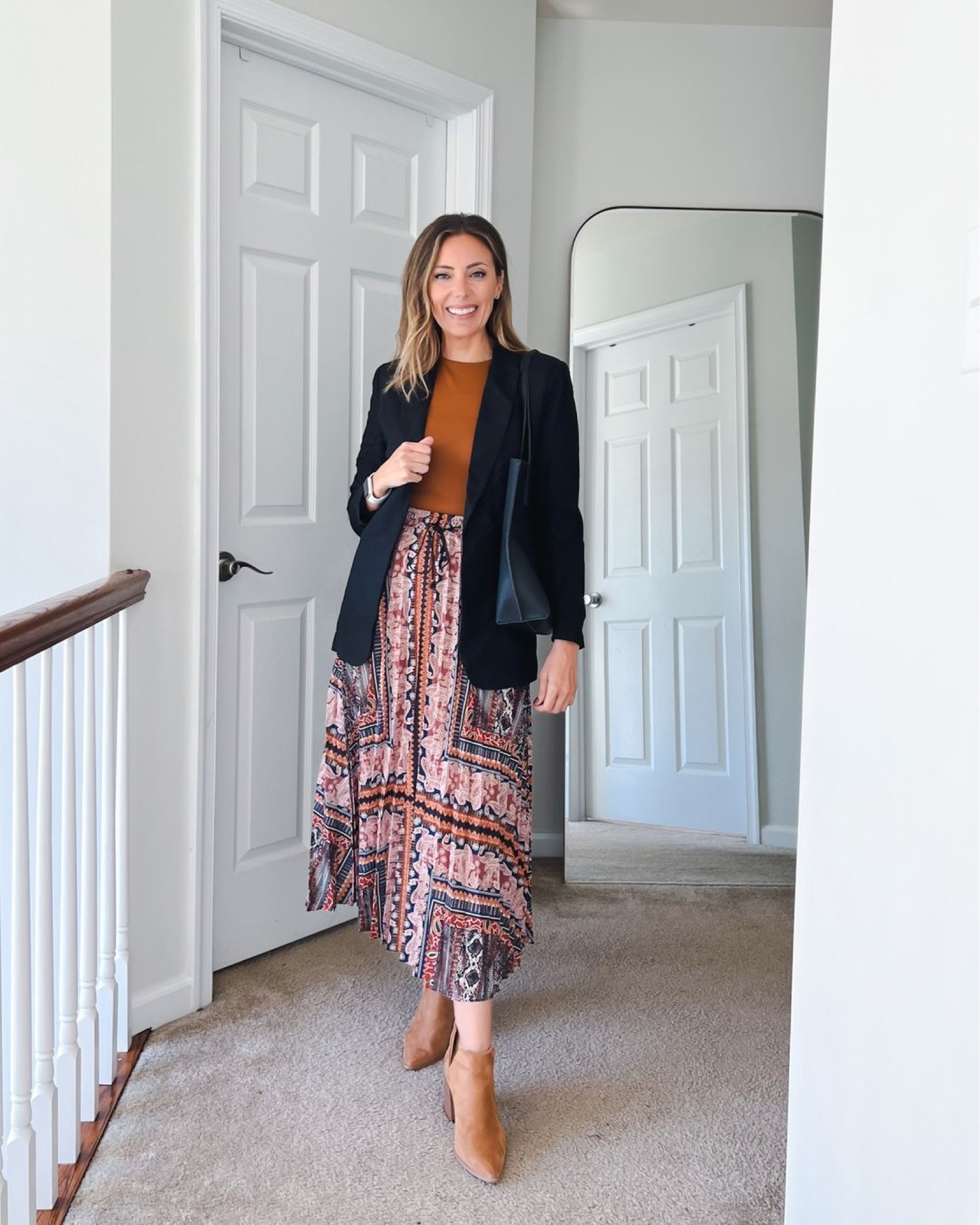 Look #3 with this new skirt.  I'm wearing a small and I'm loving the boho pattern! 

Shacket
Wide leg pants
Holiday blazer
Holiday fashion
Plaid blazer
Women’s workwear
Tailored pants
Cozy fashion
Holiday party outfit 
Winter fashion
Winter outerwear
Winter coat
Belt bag
Halloween
Fall outfits
Fall fashion
Jeans
Fall wedding guest
Work wear
Fall decor
Jeans
Bedding
Fall fashion
Shackets
Sherpa pullover
Sherpa jacket
Faux leather
Faux leather pants
Cozy cardigan
Flannel pullover
Flannel shacket

#LTKHoliday #LTKstyletip #LTKSeasonal