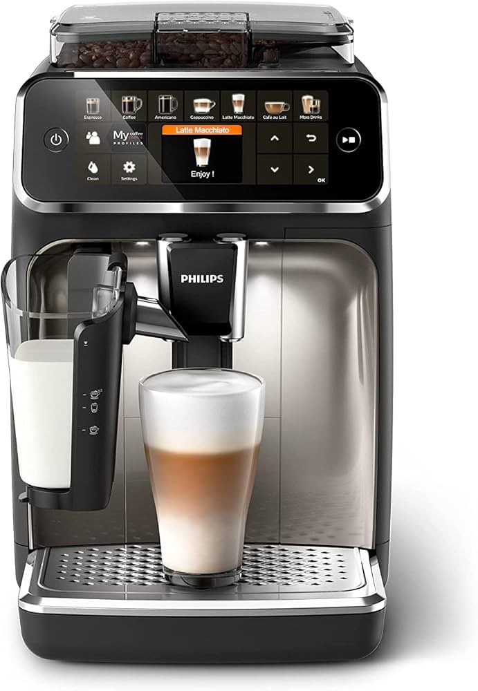 PHILIPS 5400 Fully Automatic Espresso Machine with LatteGo, EP5447/94 (Renewed) | Amazon (US)