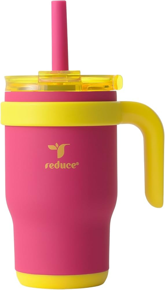 REDUCE 14 Oz Coldee Kids Tumbler with Lid and Straw - Coldee Insulated Travel Mug - Spill-Proof, ... | Amazon (US)
