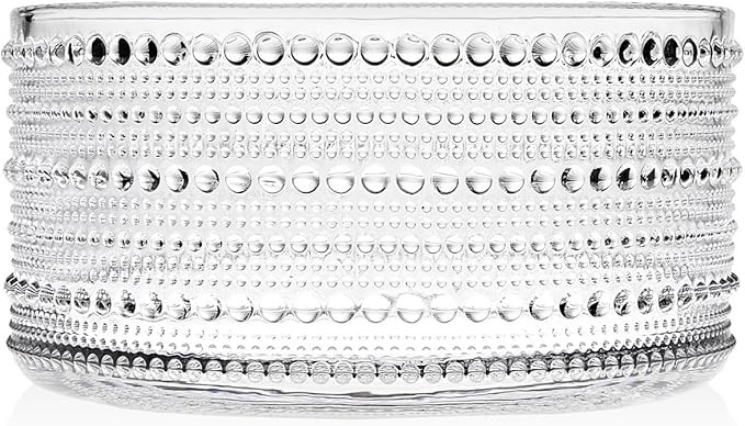 Godinger Serving Bowl, Crystal Glass Salad Bowl - Lumina | Amazon (US)