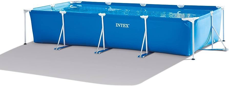 Intex 28279EH 14ft x 33in Puncture Resistant Rectangular Frame Above Ground Backyard Outdoor Swim... | Amazon (US)