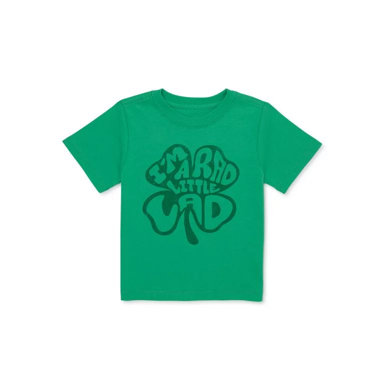 St Patrick's Day Baby and Toddler Boys Short Sleeve Graphic Tee, Sizes 12 Months-5T | Walmart (US)