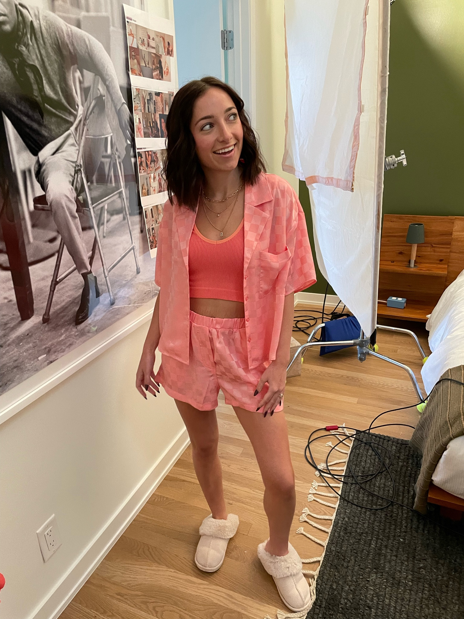 The cutest pajama set I wore on set the other day! 

#LTKFind #LTKfit #LTKunder50