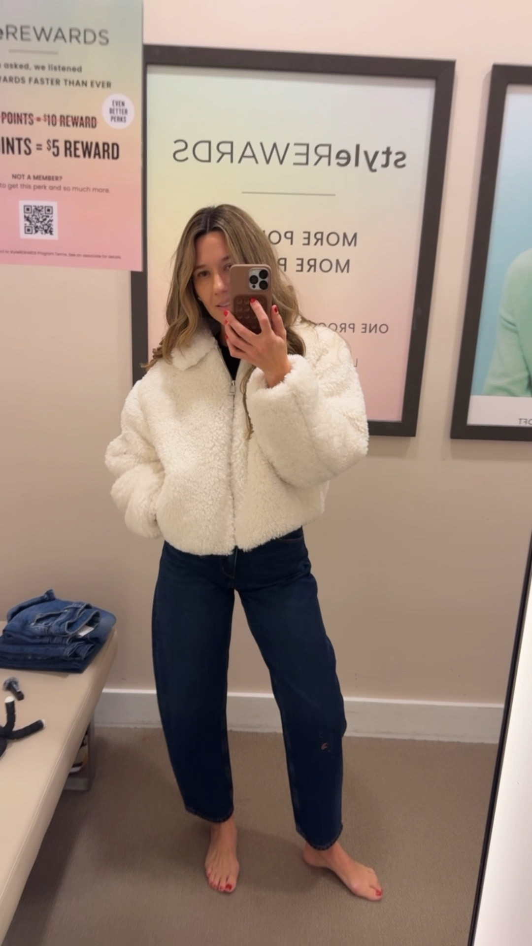 Loft try on
Jacket medium
Jeans 25/0
LOFT 50% off everything ❄️ $29 dresses - $59 outerwear 🖤 holiday party outfit, new years eve outfit Europe, cozy travel outfit, holiday outfits women's, jeans 👖 

#LTKOver40 #LTKSaleAlert #LTKSeasonal