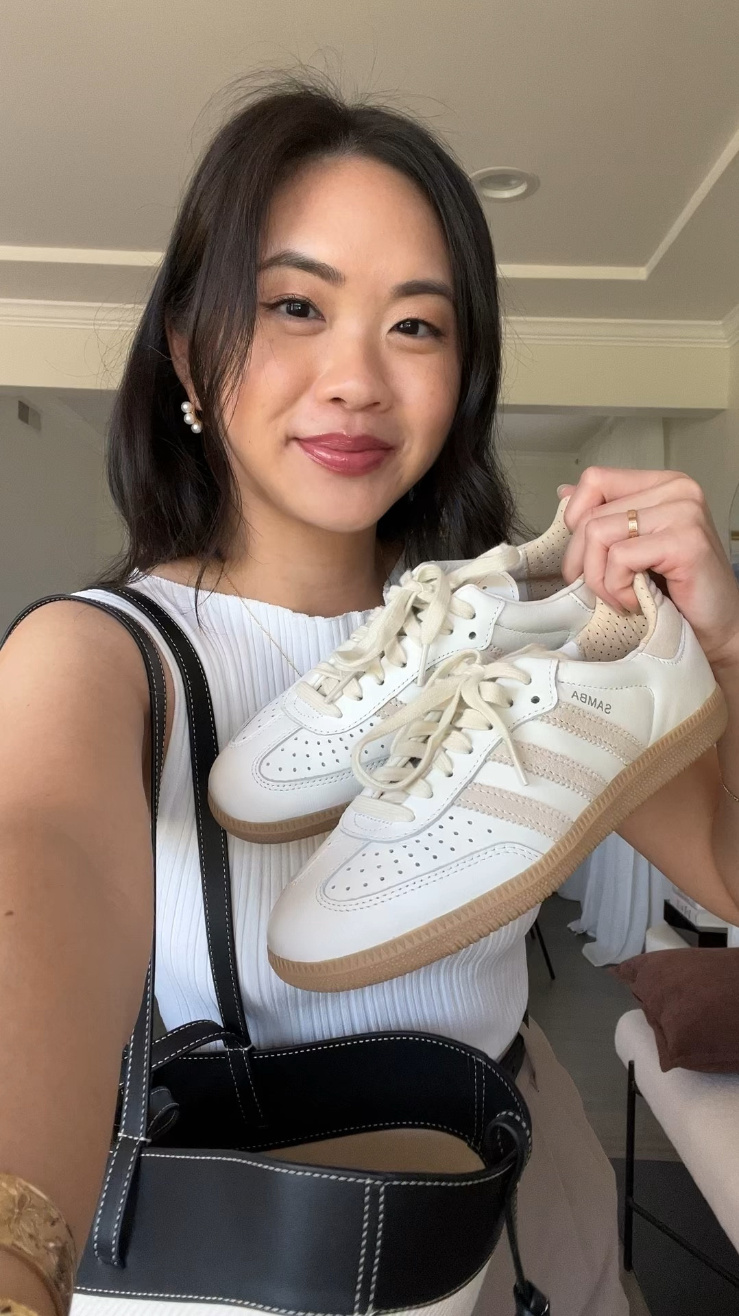 Work outfit featuring neutral samba shoes! 

#LTKShoeCrush #LTKWorkwear