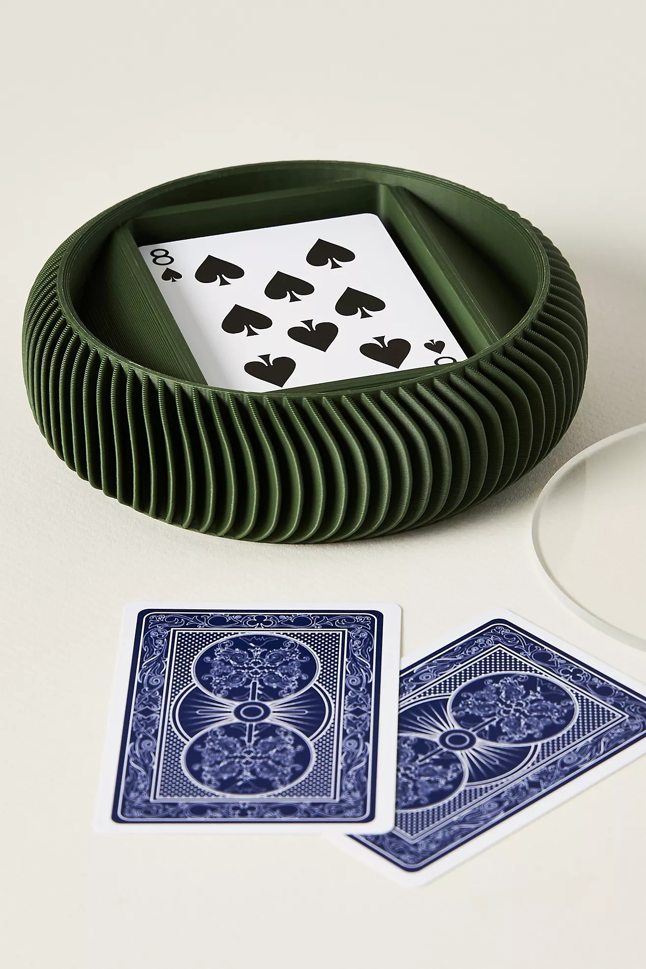Luxe Dominoes La Redonda Round Card Game Set | Anthropologie (US)
