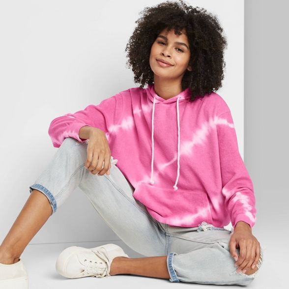 Women's French Terry Hooded Sweatshirt - Wild Fable™ | Target