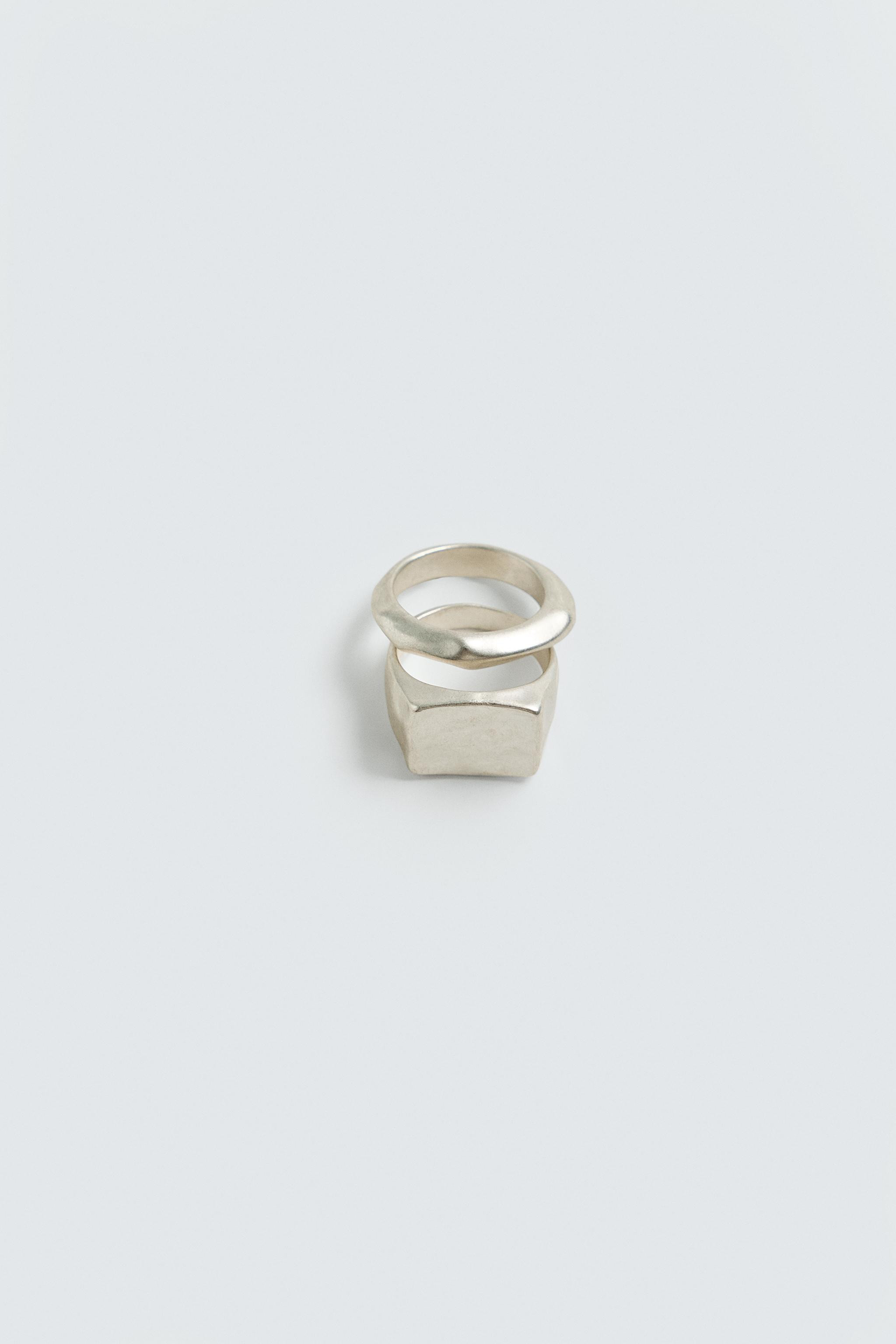 KOMBINIERTE METALLRINGE 2ER-PACK | Zara DE