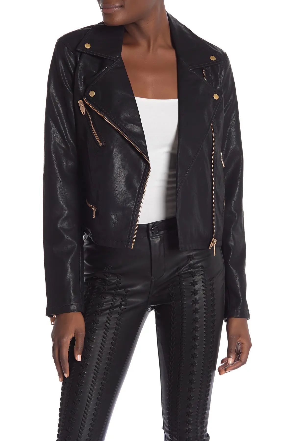 BLANKNYC Denim | Faux Leather Moto Jacket | Nordstrom Rack | Nordstrom Rack