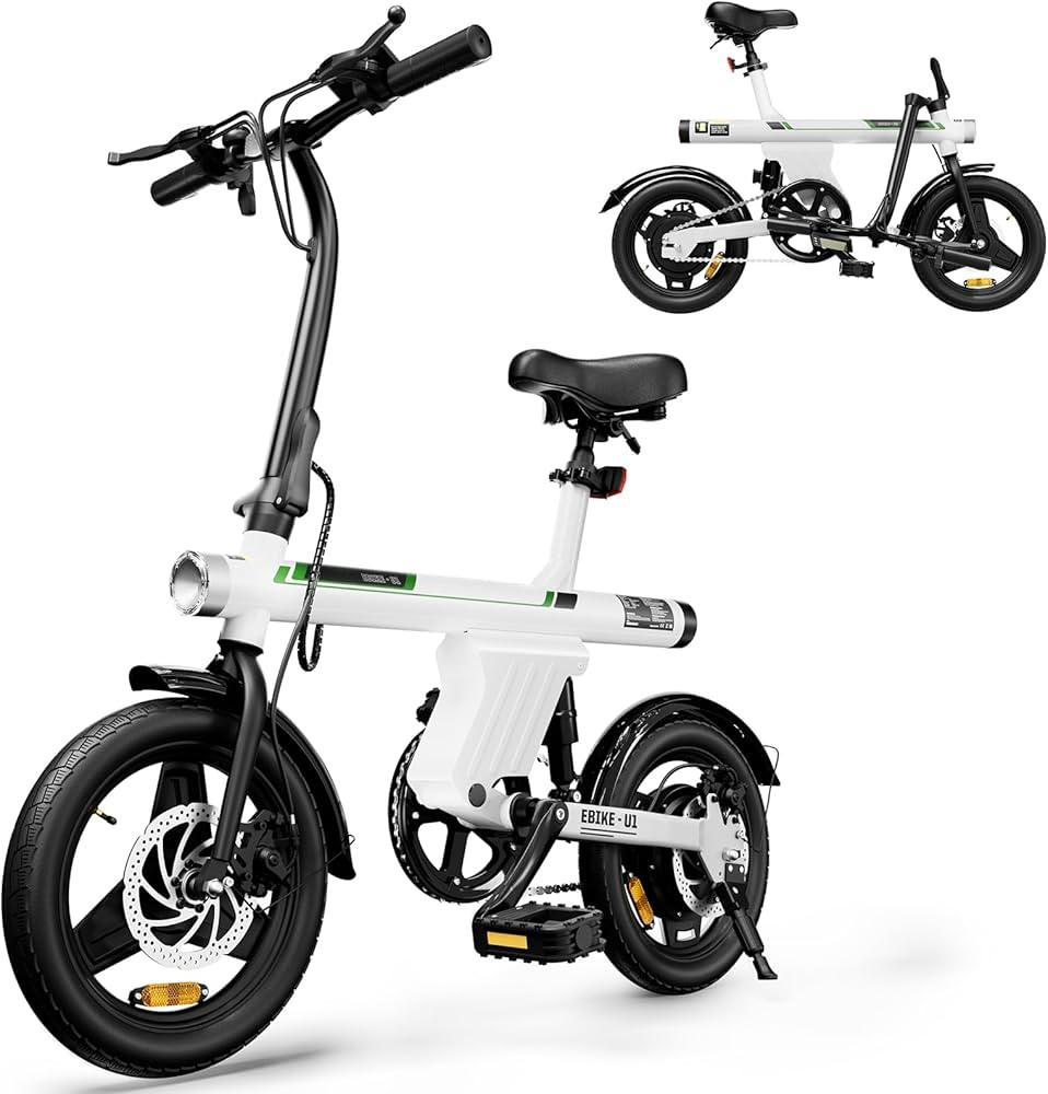 Electric Bike for Adults 500W/750W/1000W Peak, 14"/16"/26" Mountain E-Bike, 25/55 Miles + 20MPH A... | Amazon (US)